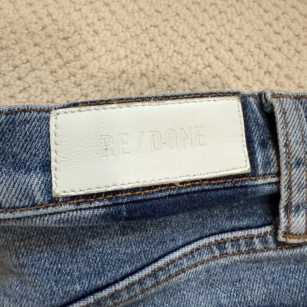 Re/Done Light Blue Denim Jeans View 4